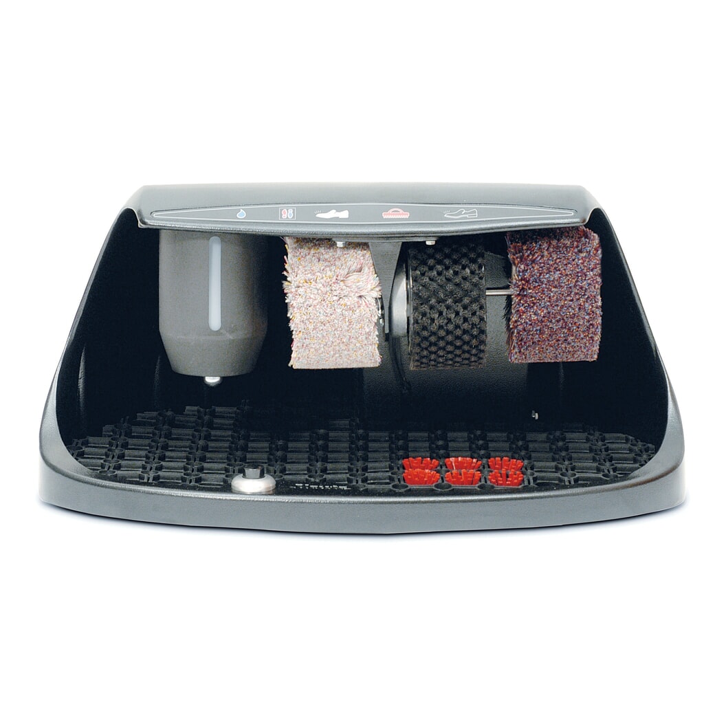 Product afbeelding: Schoenpoetsmachine Cosmo Plus zonder handstang, gitzwart