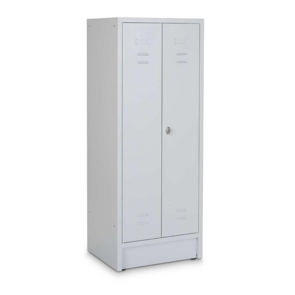 Product afbeelding: Schoonmaakkast HEMMDAL HPZ-1, cilinderslot, hxbxd 1800 x 600 x 500 mm, lichtgrijs