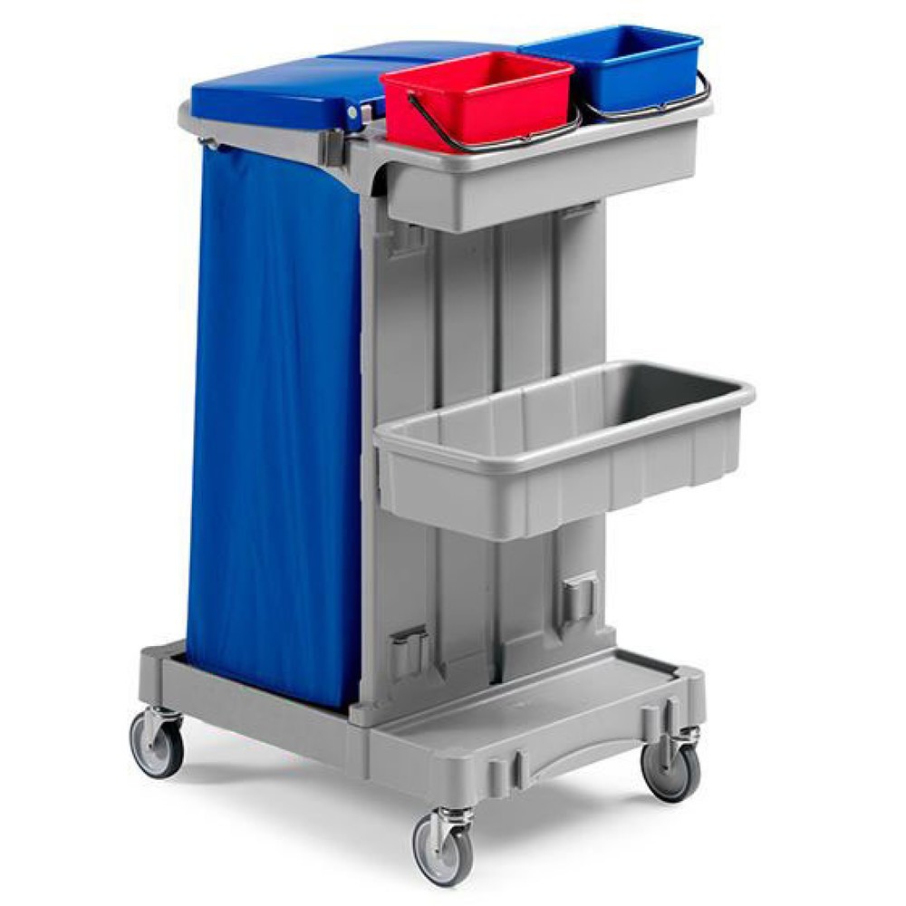 Product afbeelding: Schoonmaakwagen Poly I, 2 x 4 liter