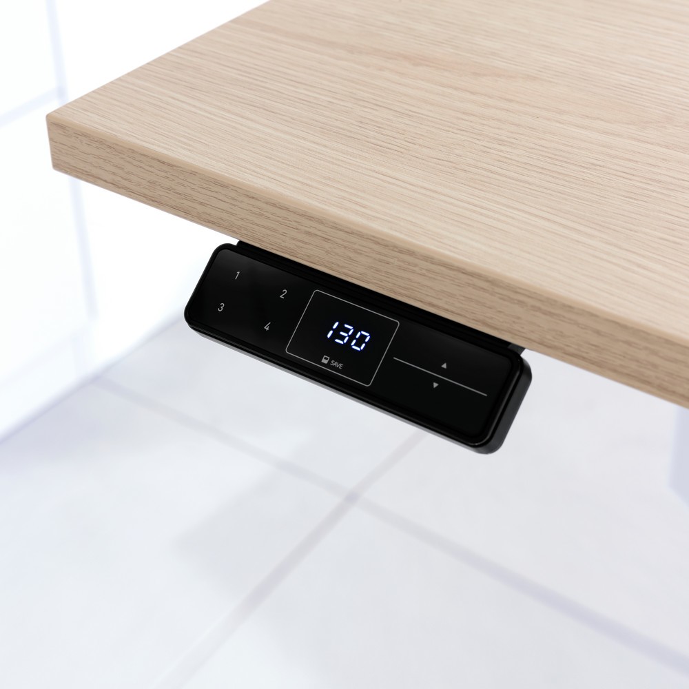 Productafbeelding nr. 4: Bureau met geheugenschakelaar, C-voet in hoogte verstelbaar, bxd 1.600 x 800 mm, beuk