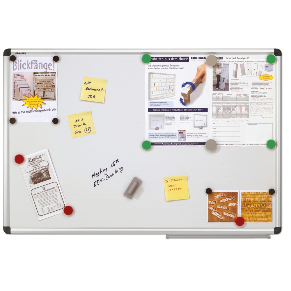 Product afbeelding: Schrijfbord FRANKEN X-tra! Line, gelakt, hxb 450 x 600 mm