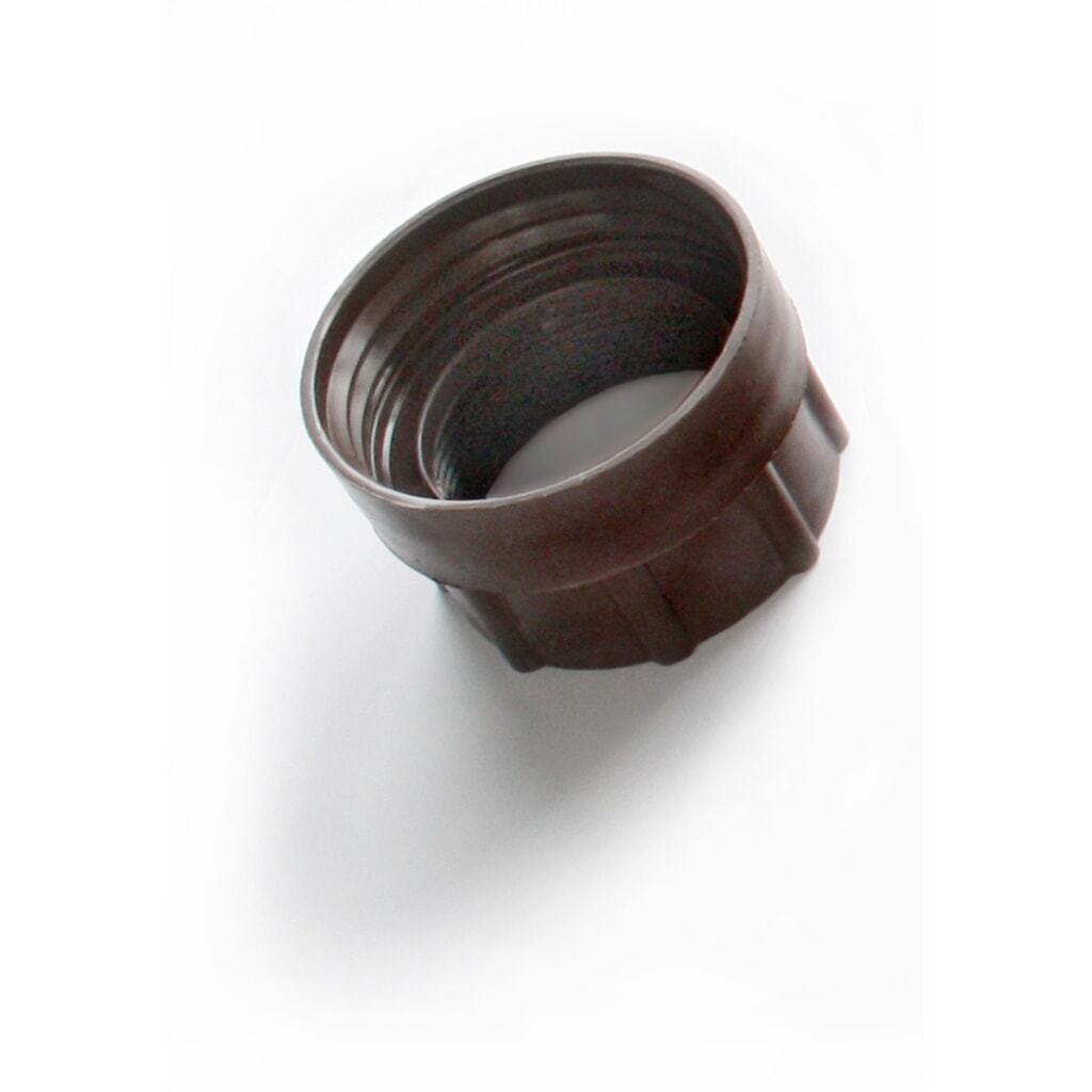 Product afbeelding: Schroefdraadadapter van PE, bruin, 2" BSP binnendraad en DIN 71 binnendraad