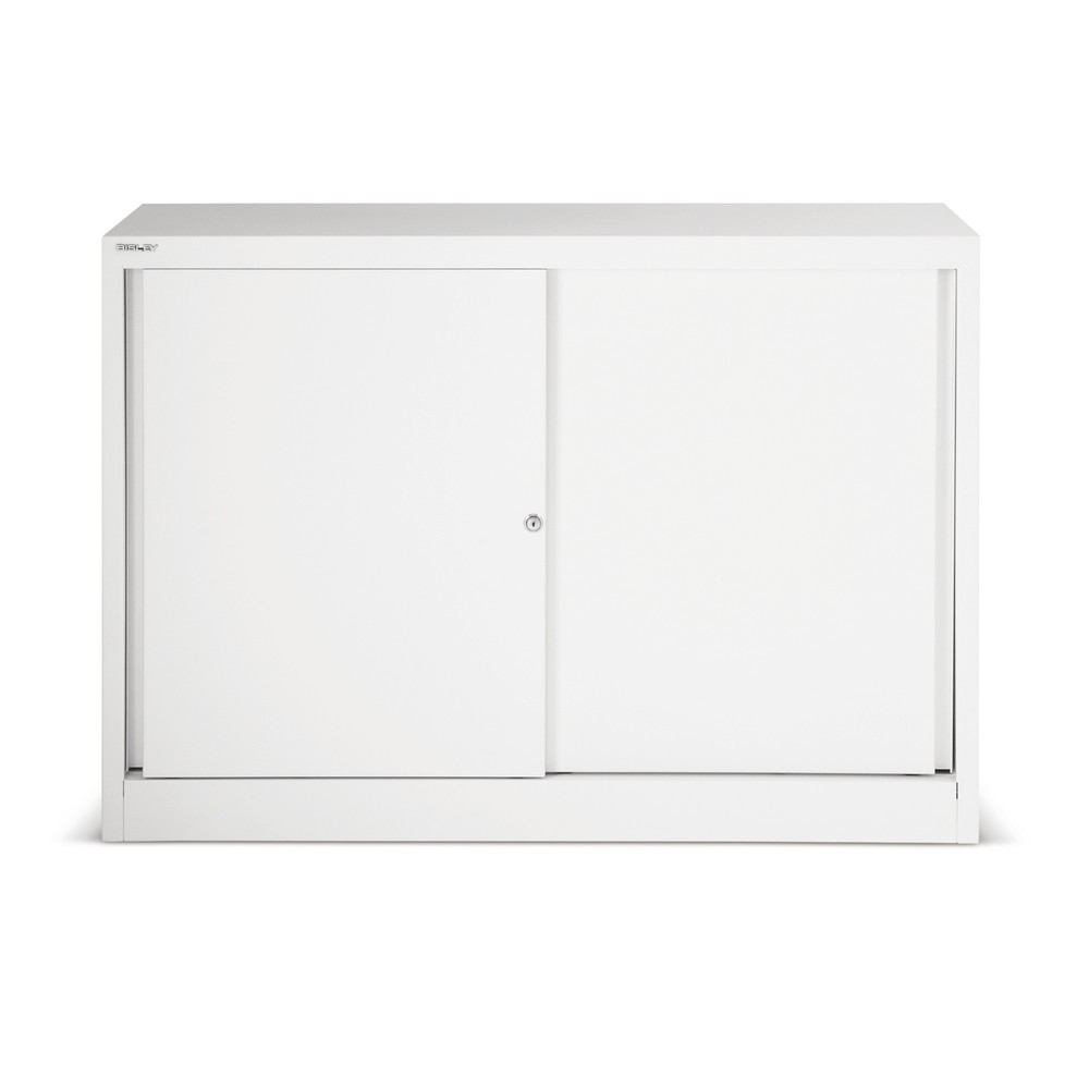 Product afbeelding: Schuifdeurkast BISLEY Premium, hxbxd 839 x 1.200 x 430 mm, lichtgrijs