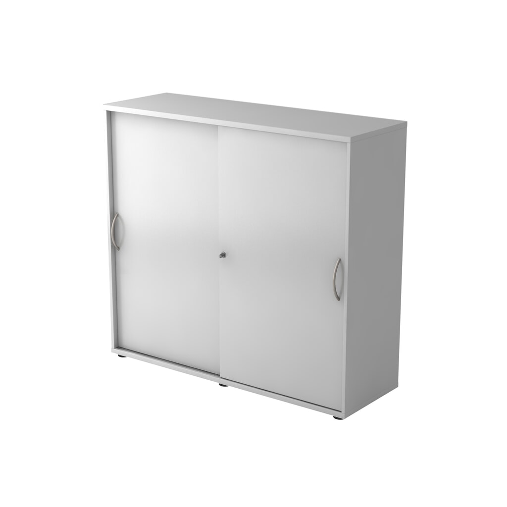 Product afbeelding: Schuifdeurkast Hammerbacher 3 OH 120 cm BM grijs / grijs