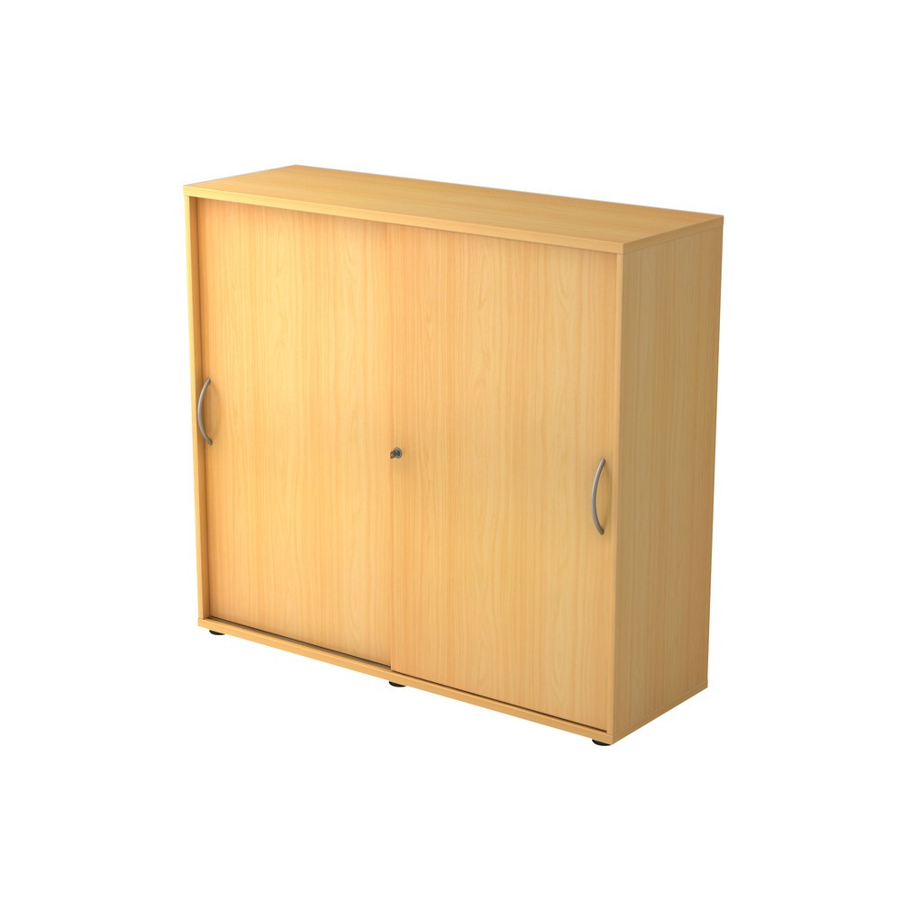 Product afbeelding: Schuifdeurkast Hammerbacher 3 OH 120 cm BM beuk / beuk