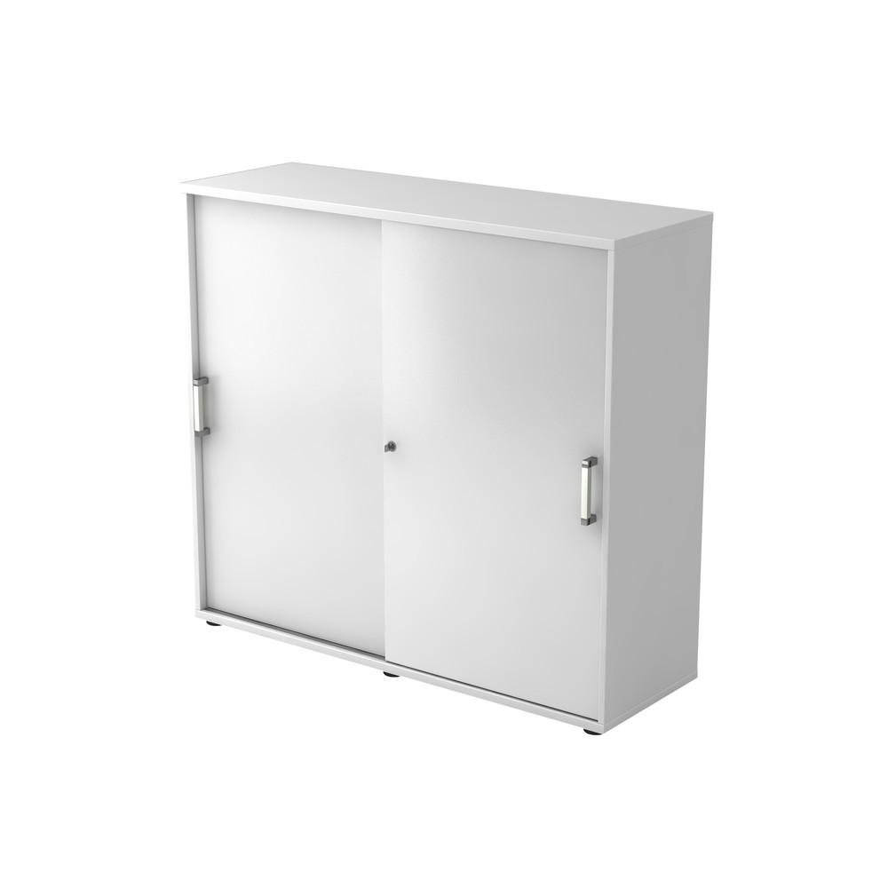 Product afbeelding: Schuifdeurkast Hammerbacher 3 OH 120 cm CE wit / wit