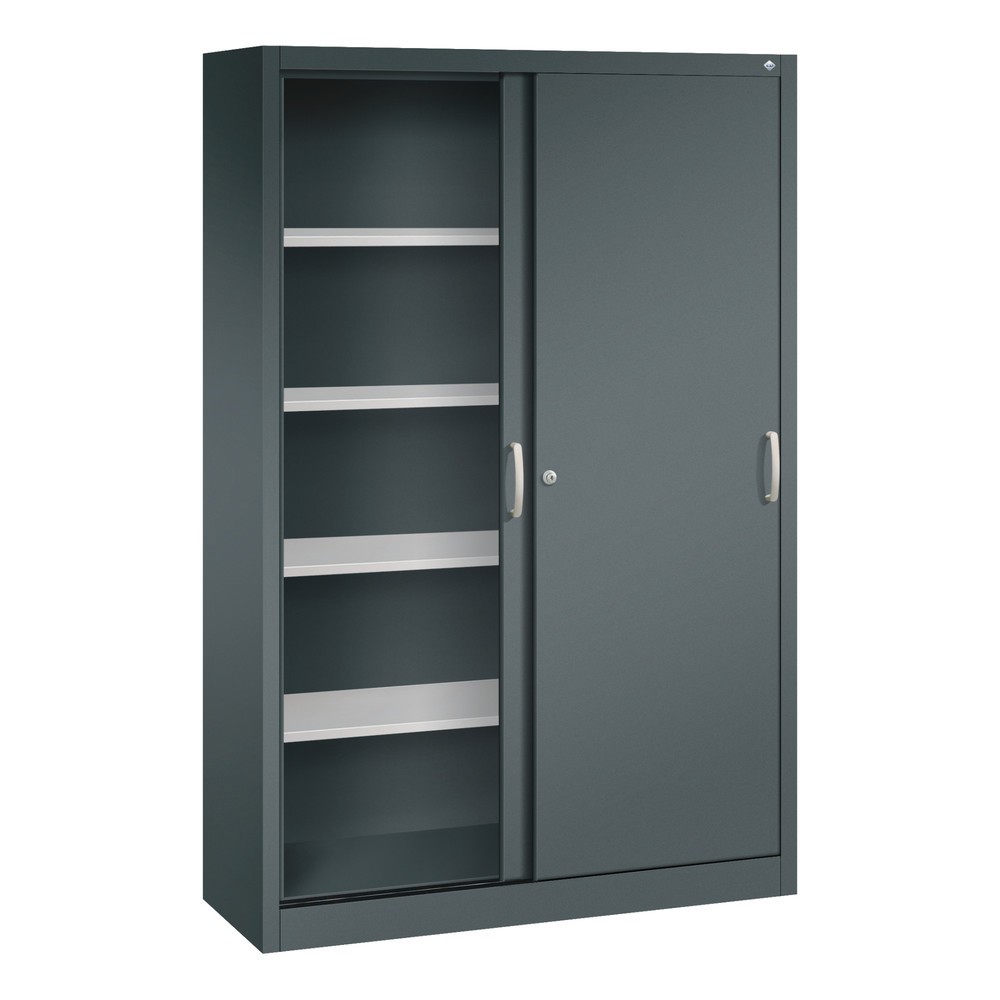 Productafbeelding nr. 4: Schuifdeurkast, hxbxd 1.950 x 1.200 x 400 mm, antracietgrijs, antracietgrijs
