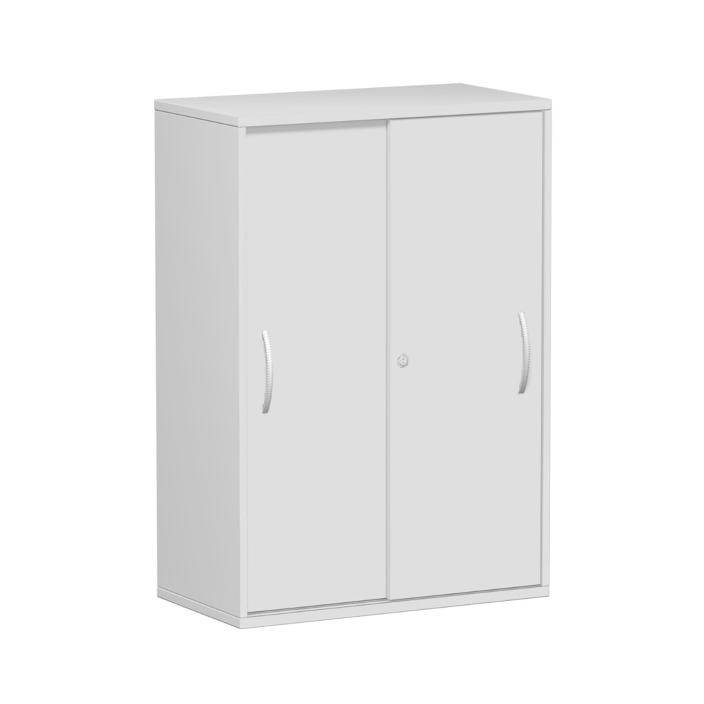 Product afbeelding: Schuifdeurkast Lissabon, 3 OH, lichtgrijs