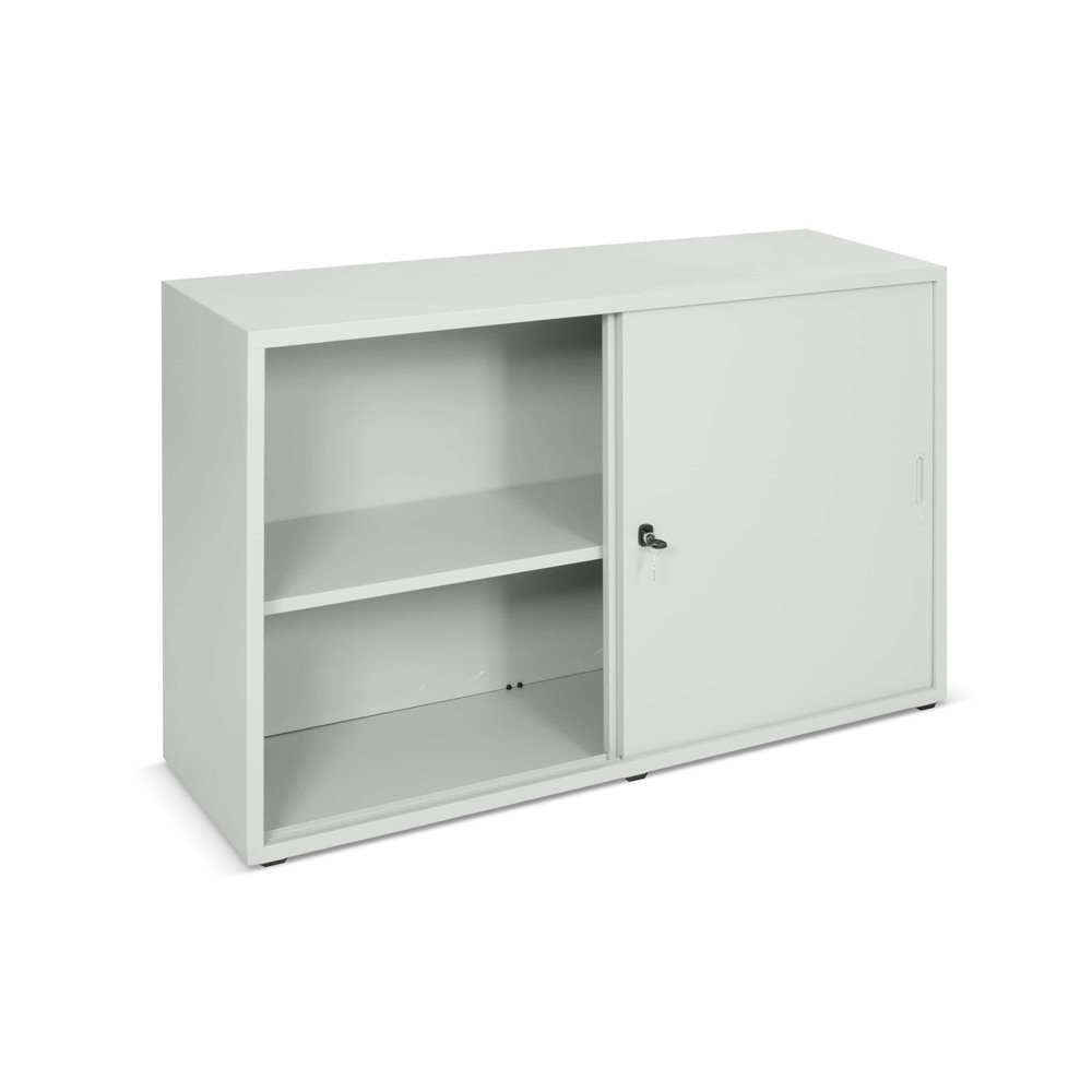 Productafbeelding nr. 2: Schuifdeurkast met drukcilinderslot, 2 OH, hxbxd 750 x 1.200 x 420 mm