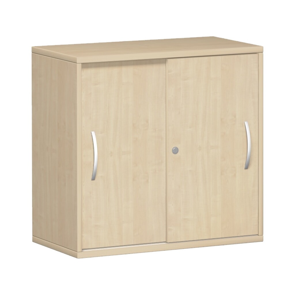 Schuifdeurkast Profi, 2 OH, breedte 800 mm, ahorn Product afbeelding: Schuifdeurkast Profi, 2 OH, breedte 800 mm, ahorn