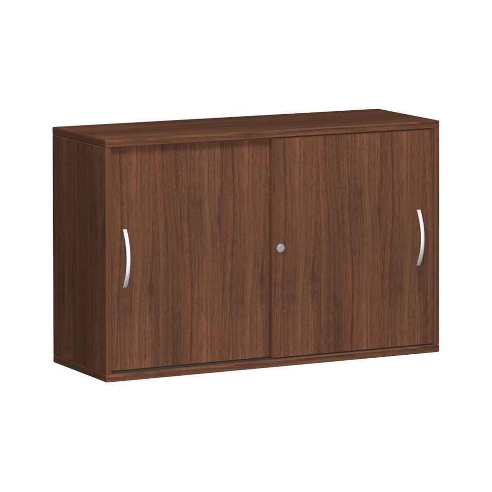 Product afbeelding: Schuifdeurkast Profi, 2 OH, breedte 1.200 mm, walnoot