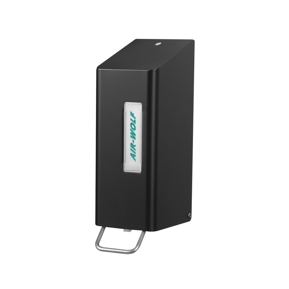 Product afbeelding: Schuimzeepdispenser Air-Wolf voor 600 ml schuimzeep serie Omega zwart