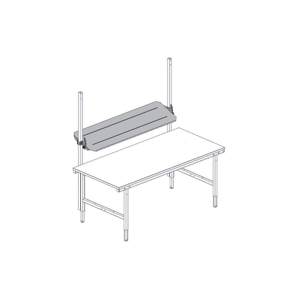 Productafbeelding nr. 2: Schuin aflegbord, kantelbaar, bxd 1.630 x 450 mm