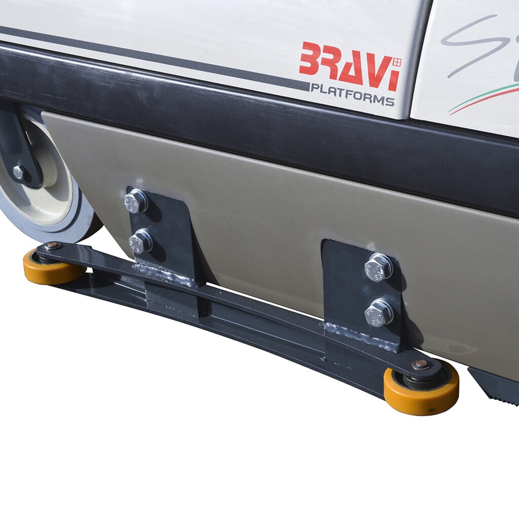 Zijdelingse glijrollen voor Bravi® Platforms orderpicker-personenlift Sprint, lengte 1050 mm Product afbeelding: Zijdelingse glijrollen voor Bravi® Platforms orderpicker-personenlift Sprint, lengte 1050 mm