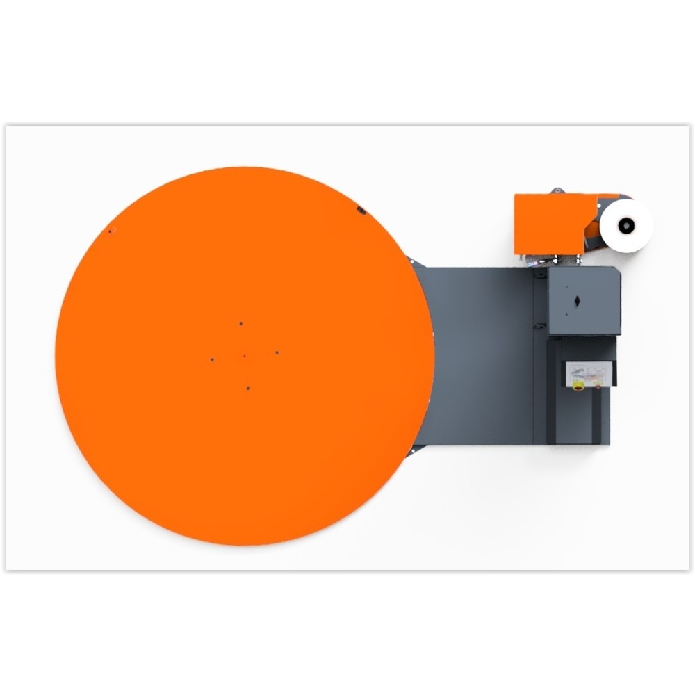 Productafbeelding nr. 2: Semi-automatische draaiplateau-palletwikkelmachine matco type T70,  draaiplateau Ø 1.500 mm