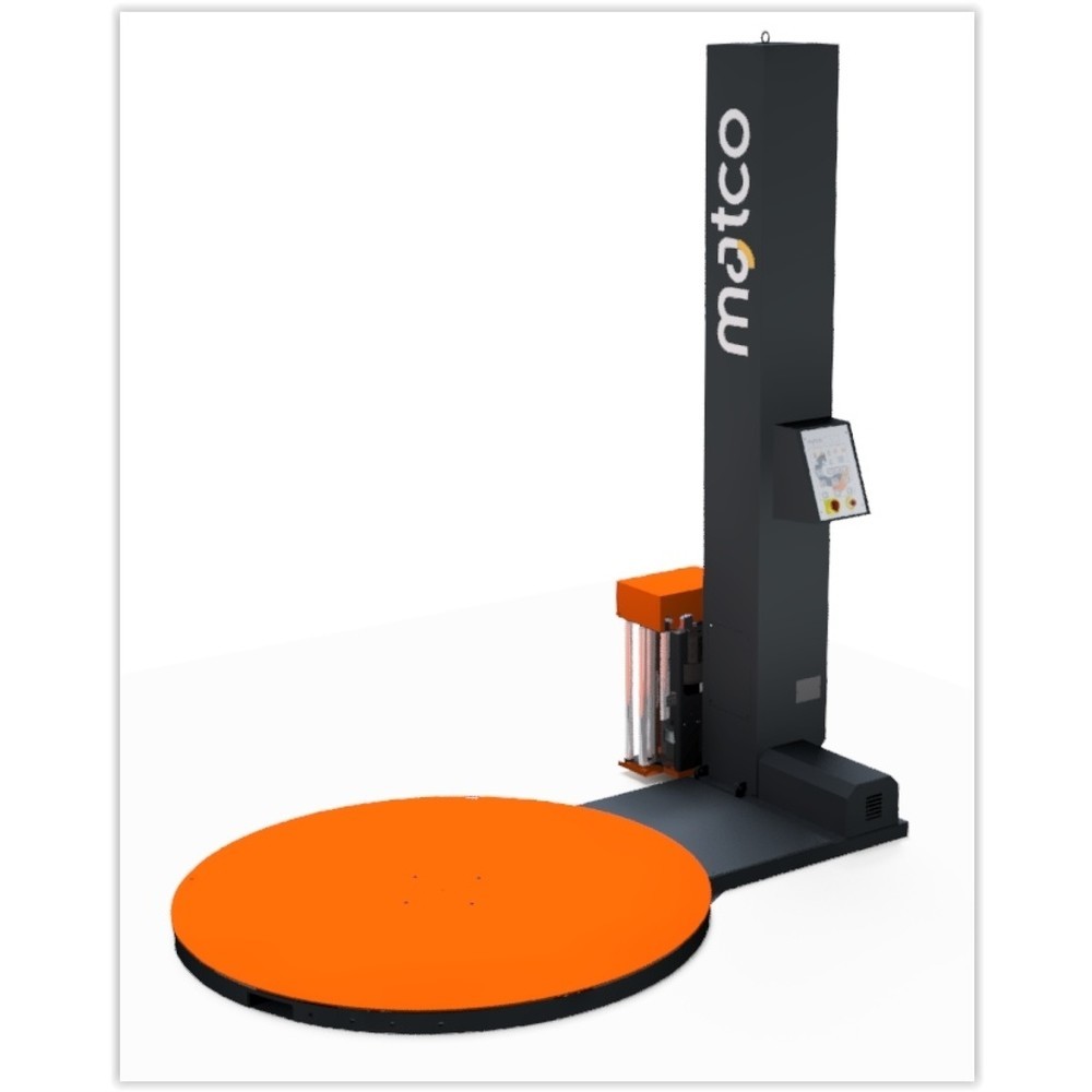 Productafbeelding nr. 3: Semi-automatische draaiplateau-palletwikkelmachine matco type T70,  draaiplateau Ø 1.500 mm