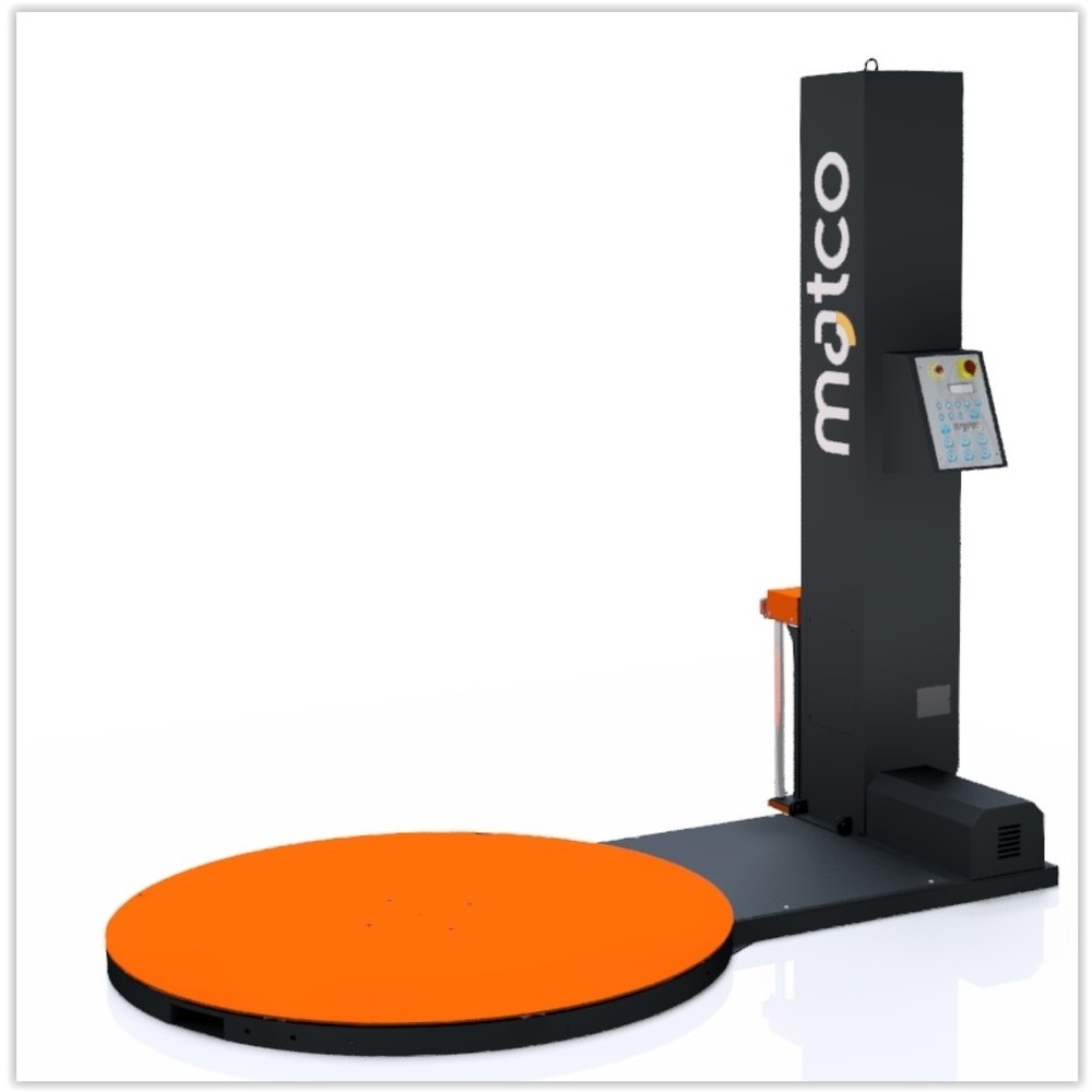 Productafbeelding nr. 3: Semi-automatische draaiplateau-palletwikkelmachine matco type T50,  draaiplateau Ø 1.500 mm