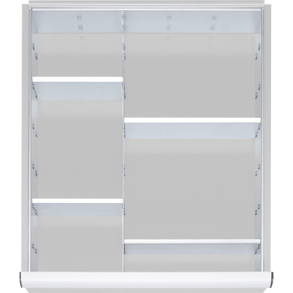 Product afbeelding: Set ladeverdelers Steinbock®, voor ladeafmetingen bxd 490 x 560 mm met fronthoogte 120-150 mm, 1 x 4 scheidingswanden