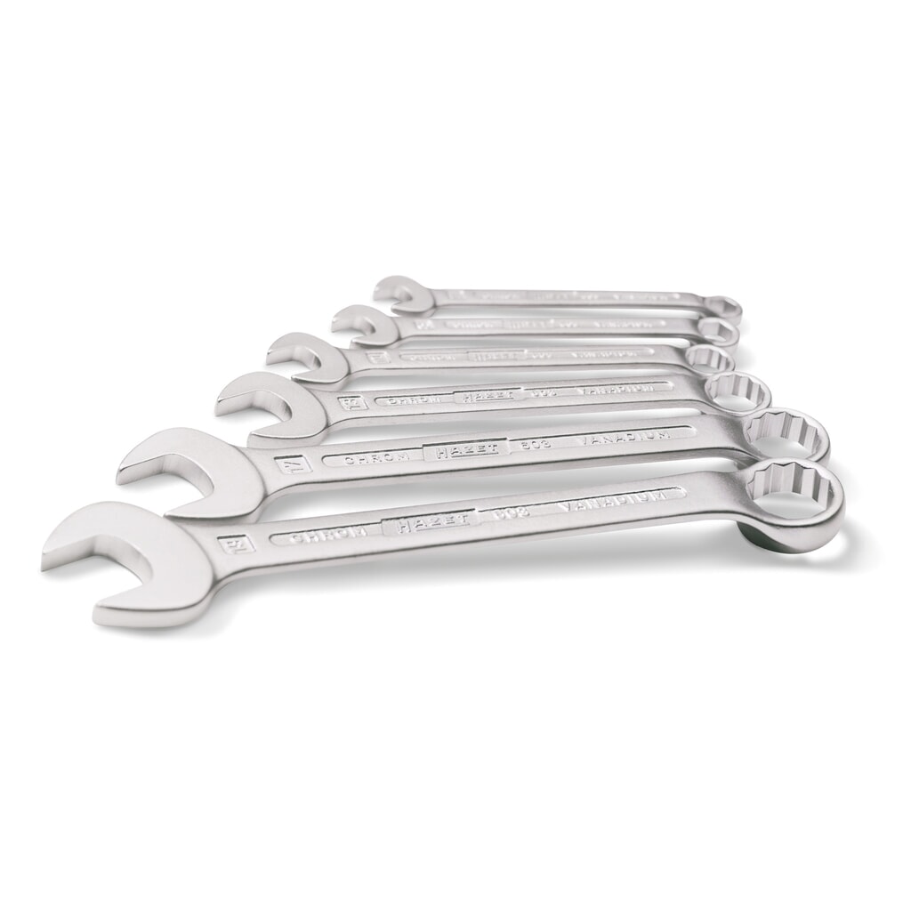 Set ringsteeksleutels HAZET®, 15-delig Product afbeelding: Set ringsteeksleutels HAZET®, 15-delig