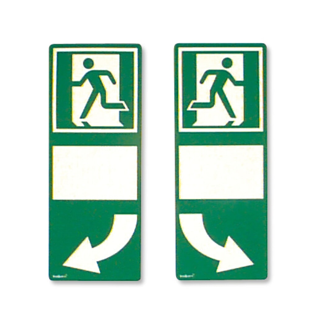 SafetyMarking® Signalisatiebekleding voor deurgrepen, rechts georiënteerd, hxb 255 x 100 mm Product afbeelding: SafetyMarking® Signalisatiebekleding voor deurgrepen, rechts georiënteerd, hxb 255 x 100 mm