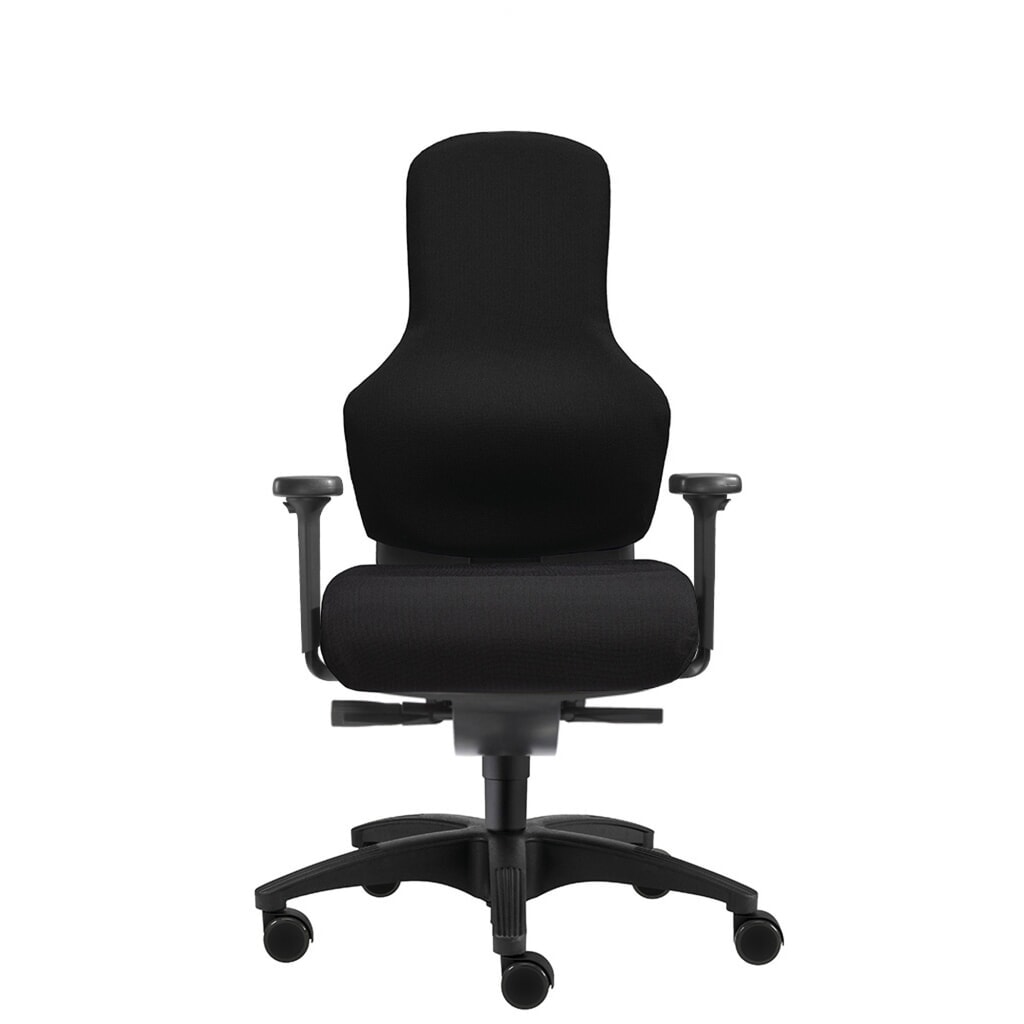 Product afbeelding: SITWELL STEIFENSAND Orthopedische rugvriendelijke bureaustoel , sacrumvrije rugleuning, tapijtwielen, polyester, draagvermogen 120 kg