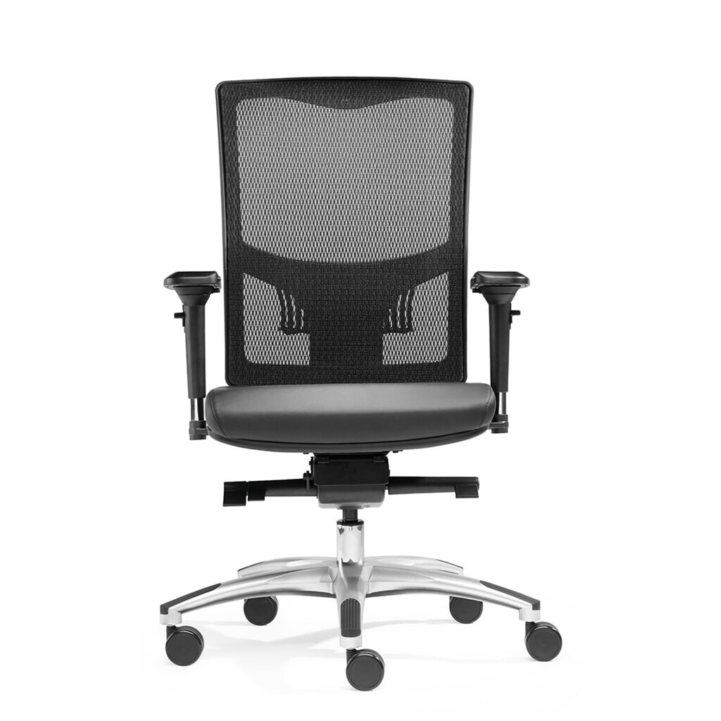 Product afbeelding: SITWELL STEIFENSAND bureaustoel Liberty, zitkussen van bonded leer, rugleuning van mesh