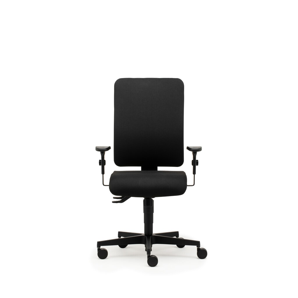 Product afbeelding: SITWELL STEIFENSAND bureaustoel rechte bekleding, synchroonmechaniek, in hoogte verstelbare armleuning, stoffen rugleuning