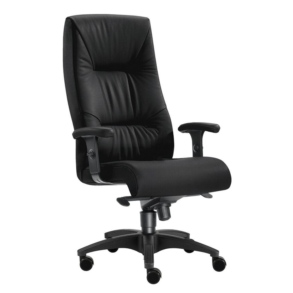 Product afbeelding: SITWELL STEIFENSAND zwaar belastbare bureaustoel Turbo XL, extra hoge rugleuning, draagvermogen 150 kg, polyester