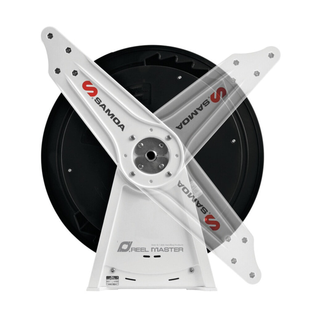 Open slanghaspel SAMOA, slanglengte 10 m, draad 1/2" Product afbeelding: Open slanghaspel SAMOA, slanglengte 10 m, draad 1/2"