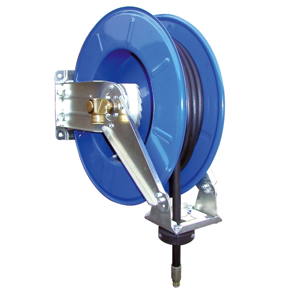 Product afbeelding: Haspel voor water en lucht tot 20 bar, slanglengte 15 m, schroefdraad 3/8”