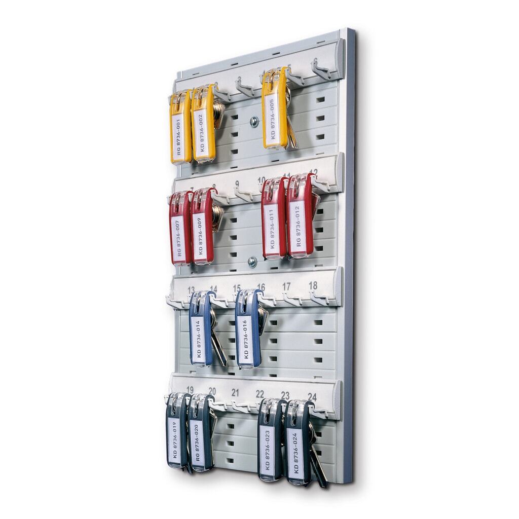 Sleutelbord met 24 haken, hxb 365 x 275 mm Product afbeelding: Sleutelbord met 24 haken, hxb 365 x 275 mm