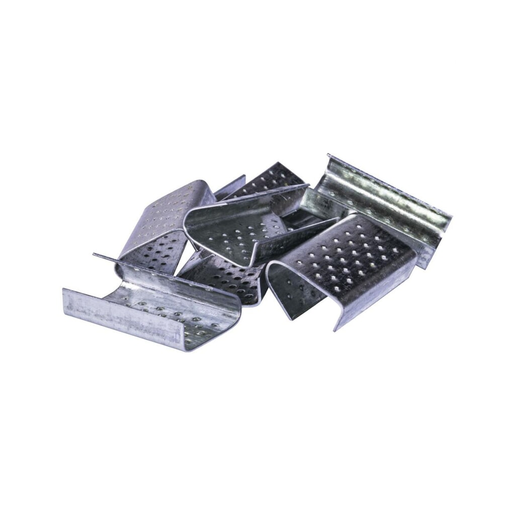 Sluithulzen voor PP-omsnoeringsband, 13 x 0,6 mm, 2.000 st/VE Product afbeelding: Sluithulzen voor PP-omsnoeringsband, 13 x 0,6 mm, 2.000 st/VE