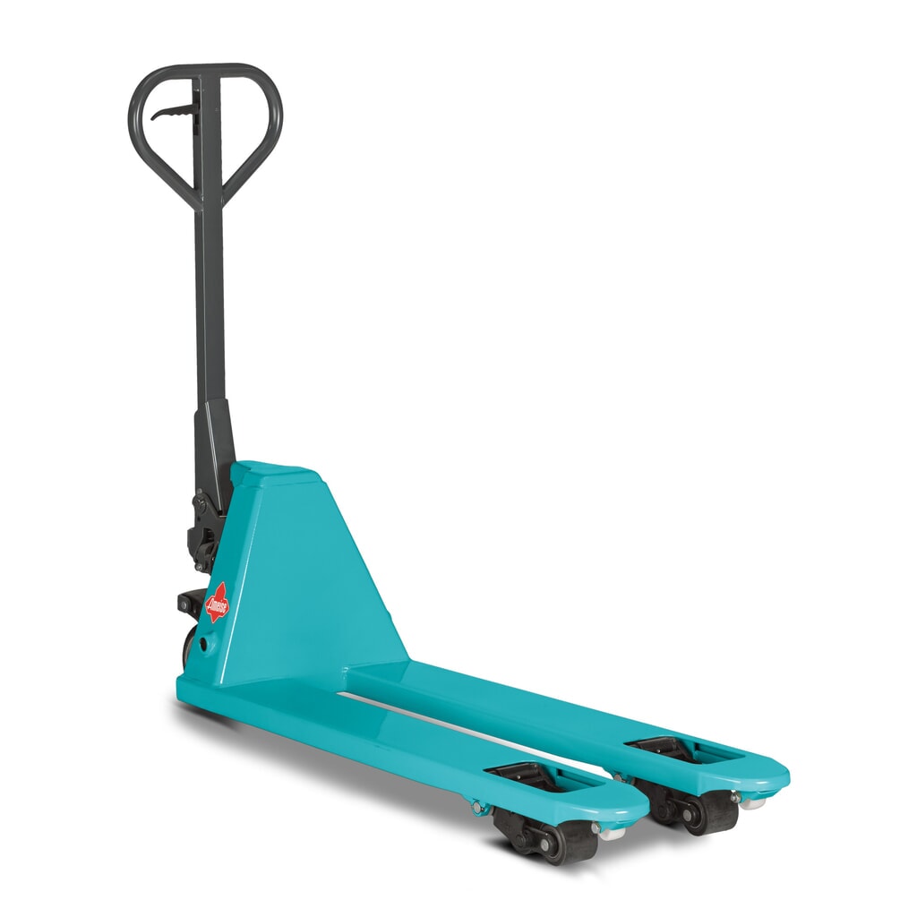 Product afbeelding: Smalle handpalletwagen Ameise PTM 2.0 Narrow, draagvermogen 2.000 kg, vorklengte 1.150 mm, maat over de vorken 450 mm, massief rubber / polyurethaan