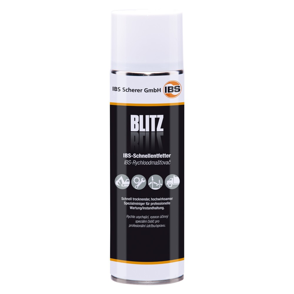 Product afbeelding: Snelontvetter IBS Blitz, 12 spuitbussen van 500 ml