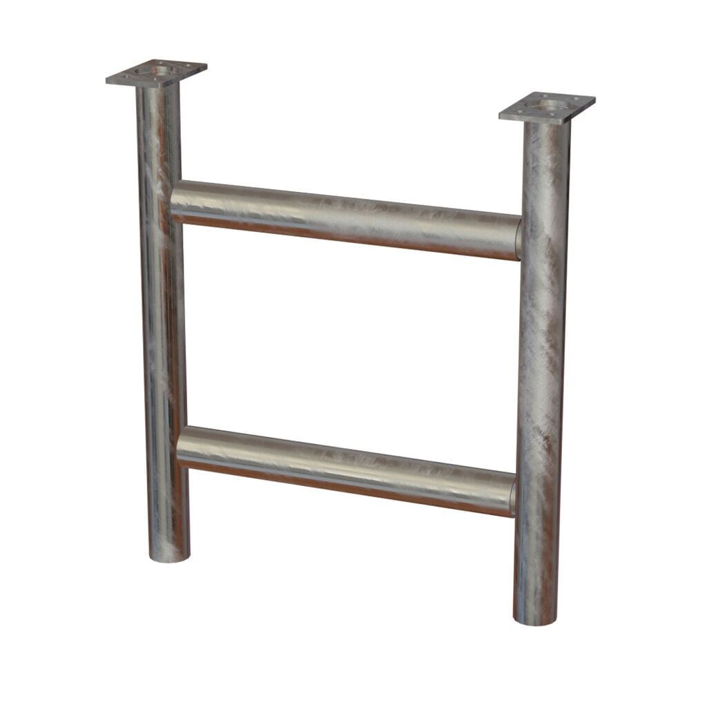 Product afbeelding: Sokkel voor RENNER hondentoilet type 7077-30 voor verankeren in beton, incl. bevestigingsmateriaal