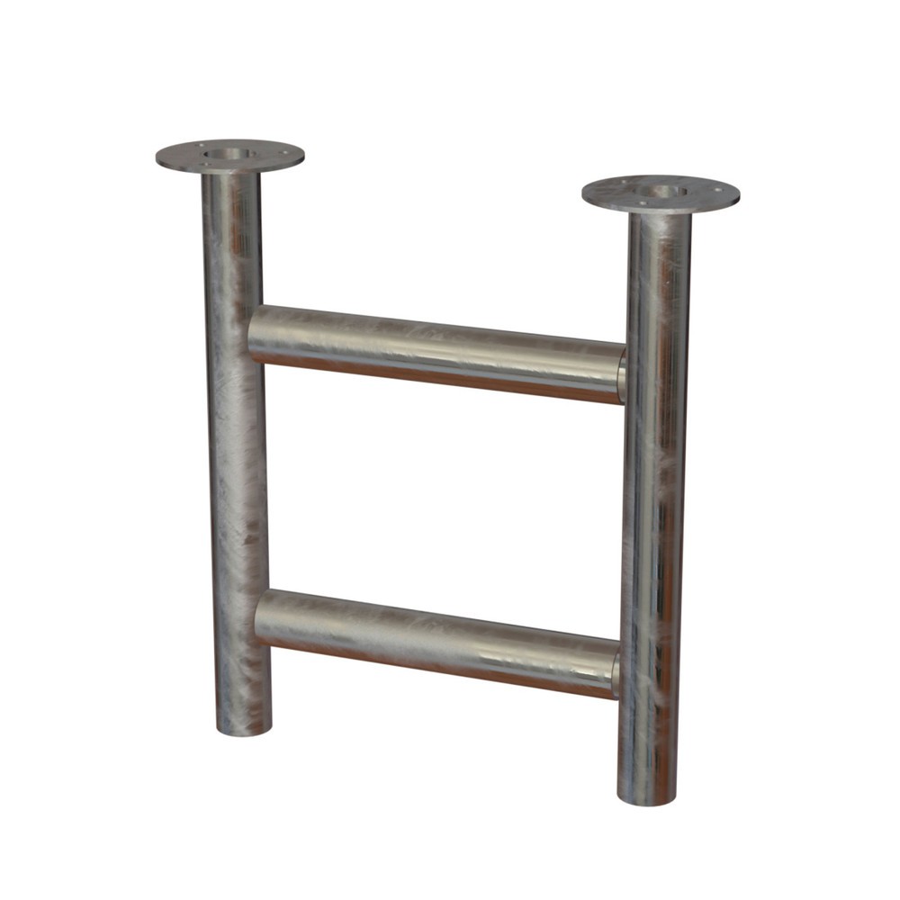 Product afbeelding: Sokkel voor verankeren in beton, voor RENNER afvalbak met halfrond deksel type 7029