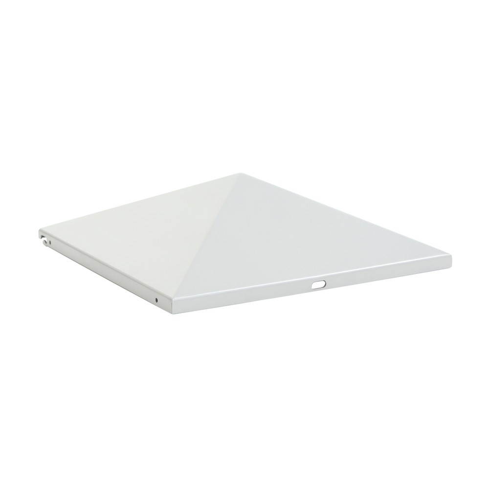 Product afbeelding: Puntbescherming voor as/-afvalbakcombinatie Pyramide, gesloten, zilver