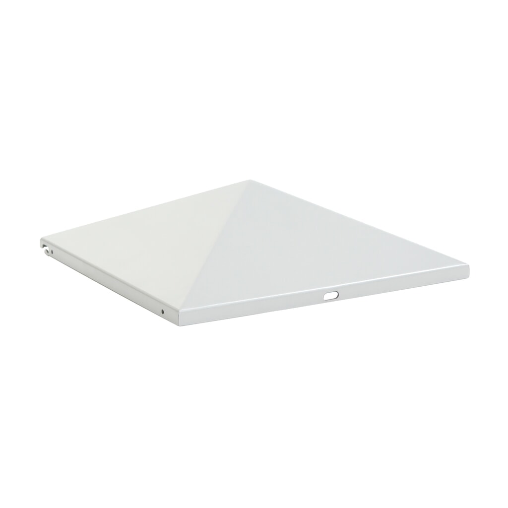 Puntbescherming voor as/-afvalbakcombinatie Pyramide, gesloten, zilver Product afbeelding: Puntbescherming voor as/-afvalbakcombinatie Pyramide, gesloten, zilver