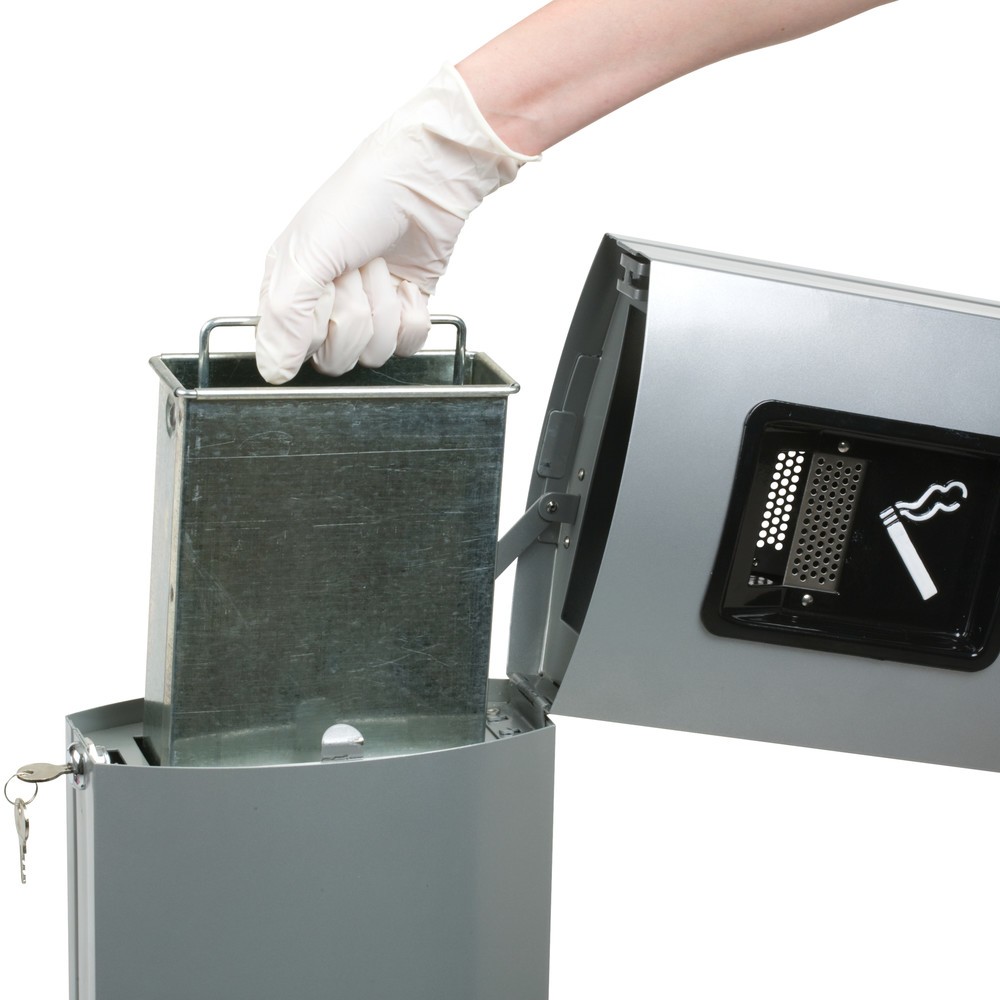 Productafbeelding nr. 2: Staande asbak Metropolitan Smokers' Station, zwart