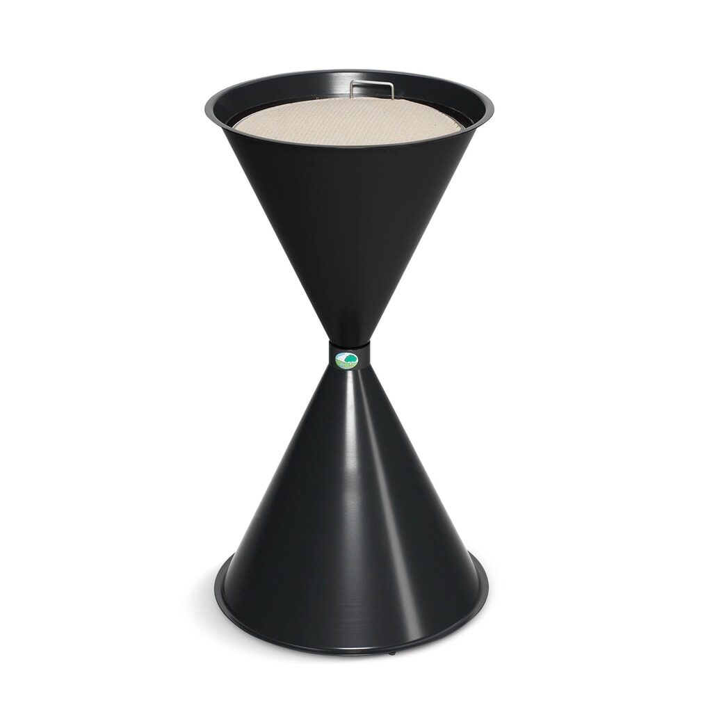 Staande asbak VAR® CLASSIC, staal, antraciet Product afbeelding: Staande asbak VAR® CLASSIC, staal, antraciet