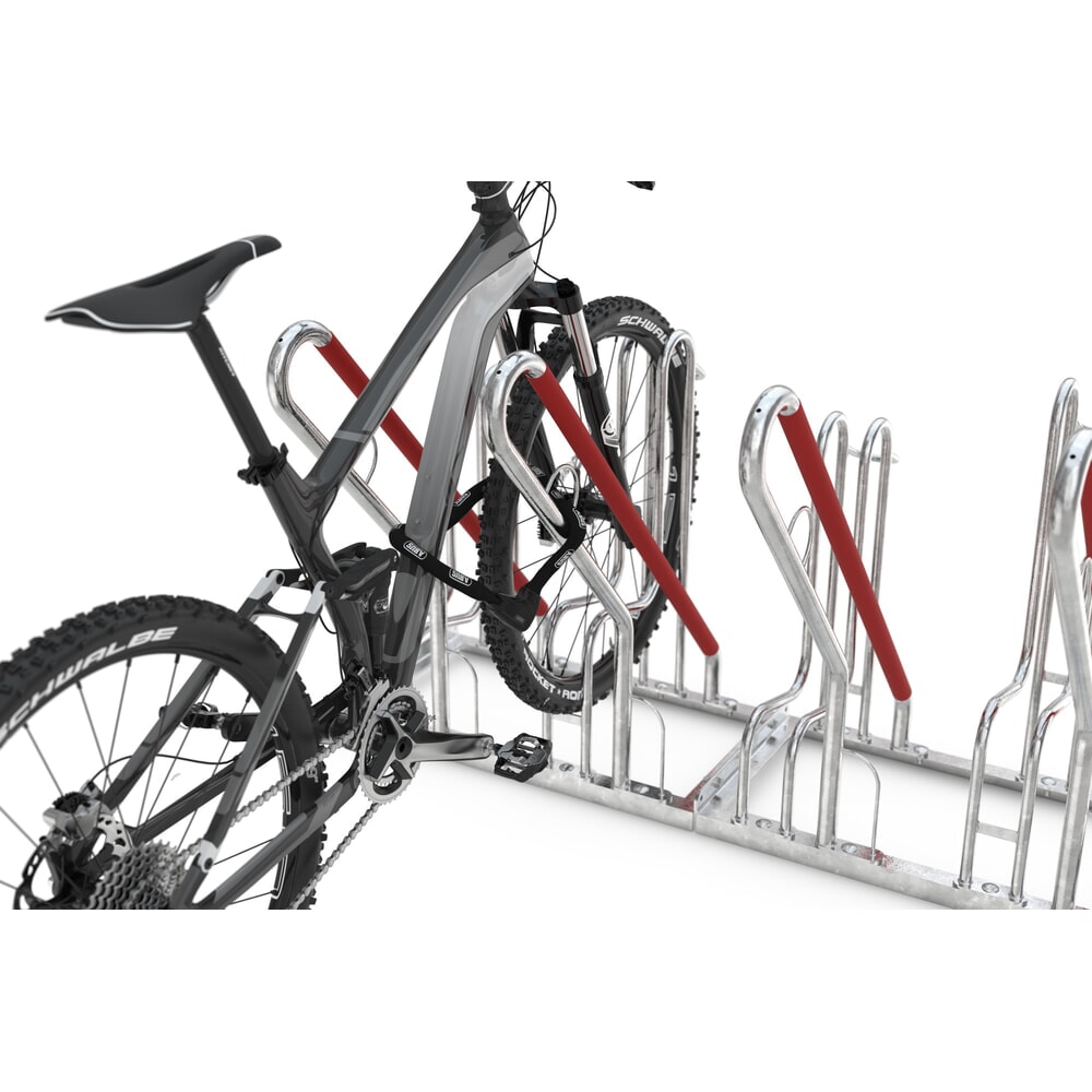 Productafbeelding nr. 3: Beugelfietsrek, 1-zijdig, 6 plaatsen