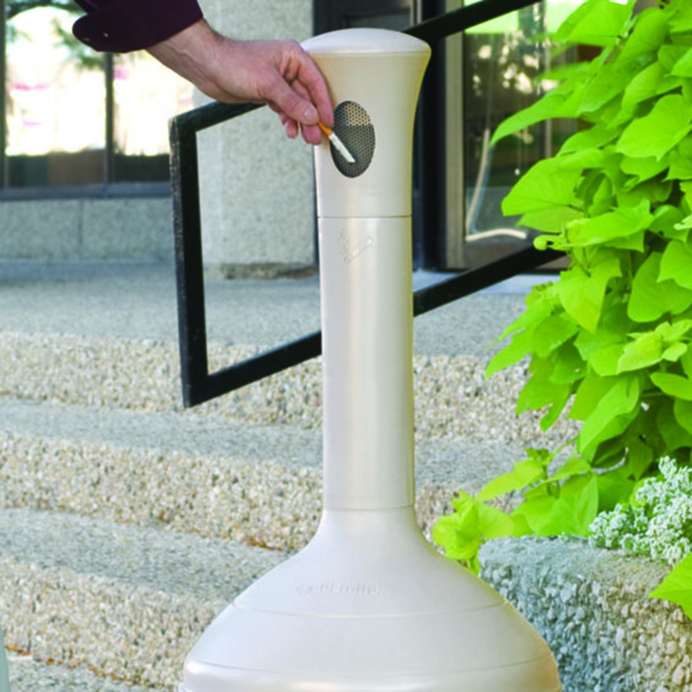 Productafbeelding nr. 3: Staande veiligheidsasbak Justrite® Premium, vuurdovend, 15 liter, beige