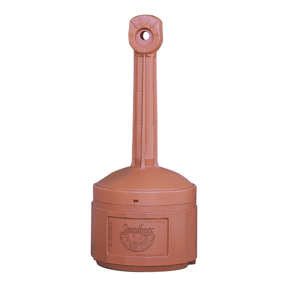 Productafbeelding nr. 1: Staande veiligheidsasbak Justrite®, vuurdovend, 15 liter, terracotta