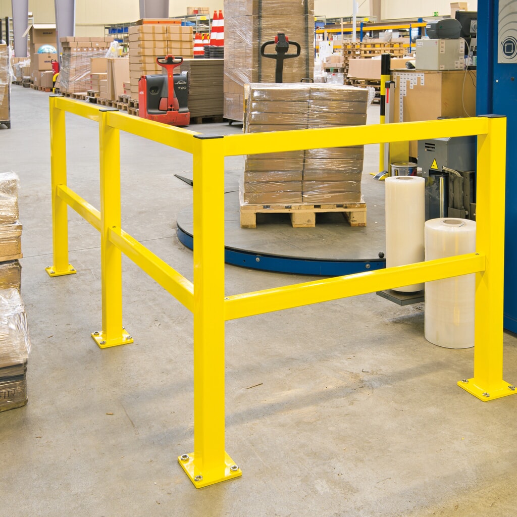 Veiligheidshek S-Line, binnen, hoekpaal, hoogte 1.000 mm Productafbeelding nr. 8: Veiligheidshek S-Line, binnen, hoekpaal, hoogte 1.000 mm