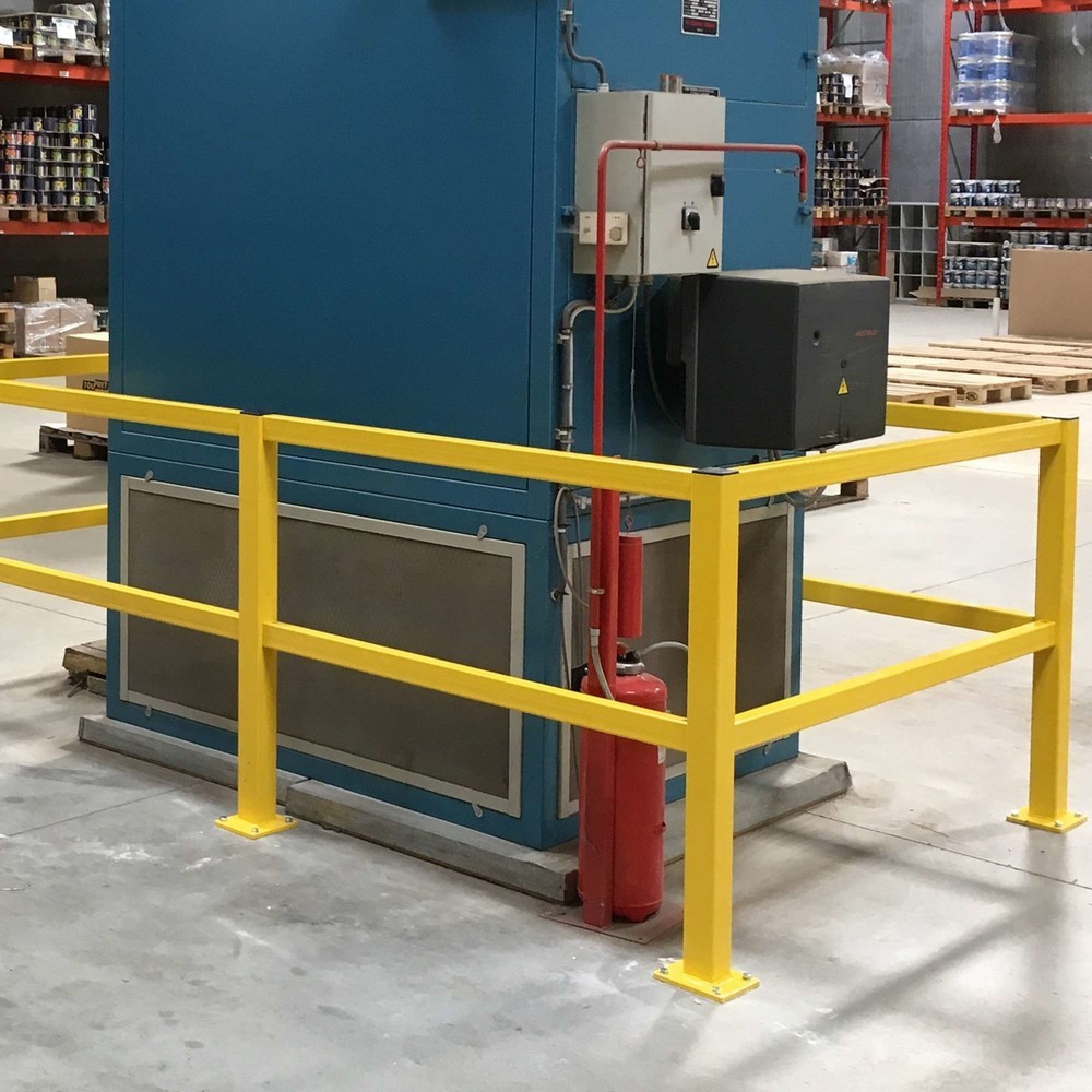 Productafbeelding nr. 8: Veiligheidshek S-Line, binnen, middenpaal, hoogte 1.000 mm