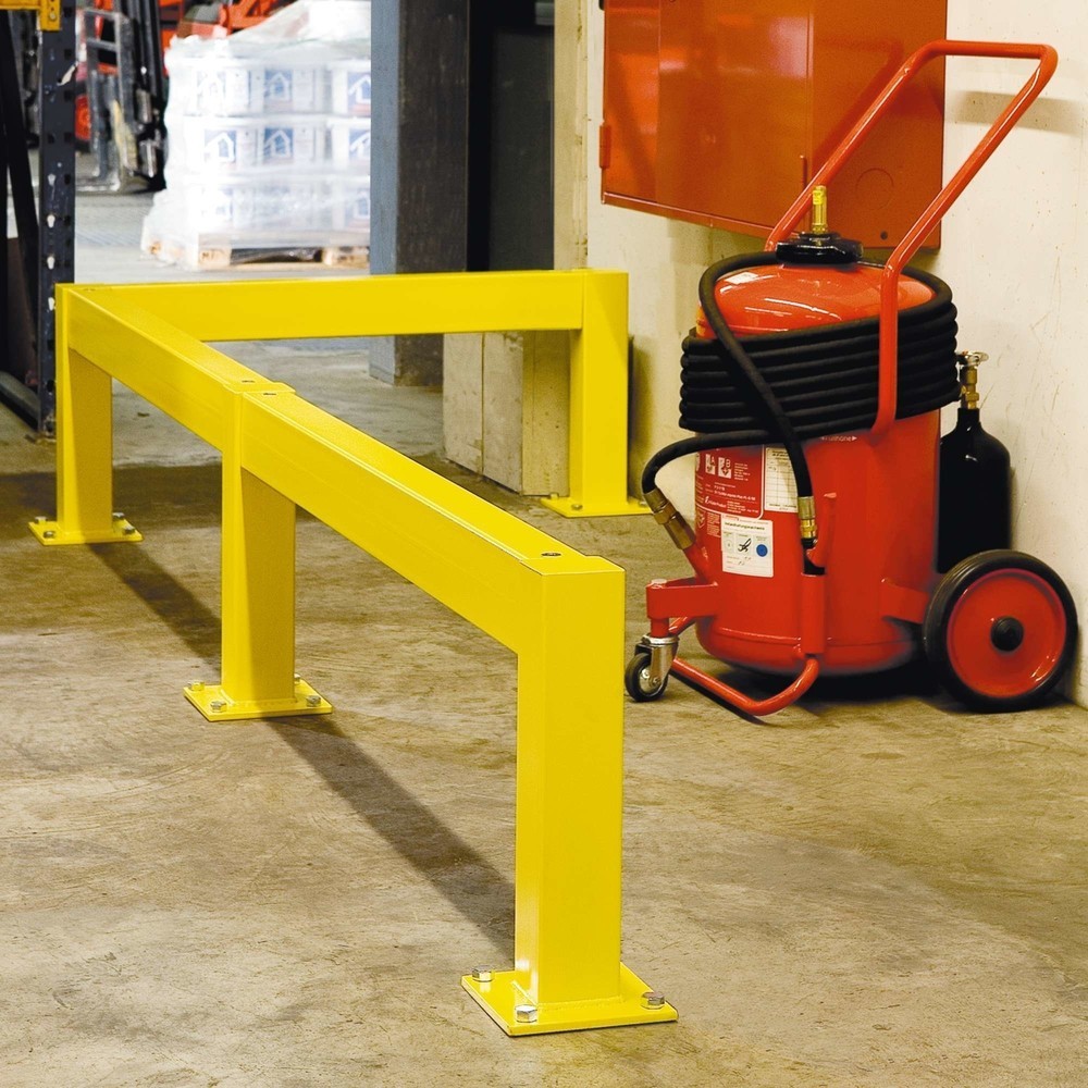 Product afbeelding: Veiligheidshek, binnen, begin-/eindpaal, hoogte 500 mm