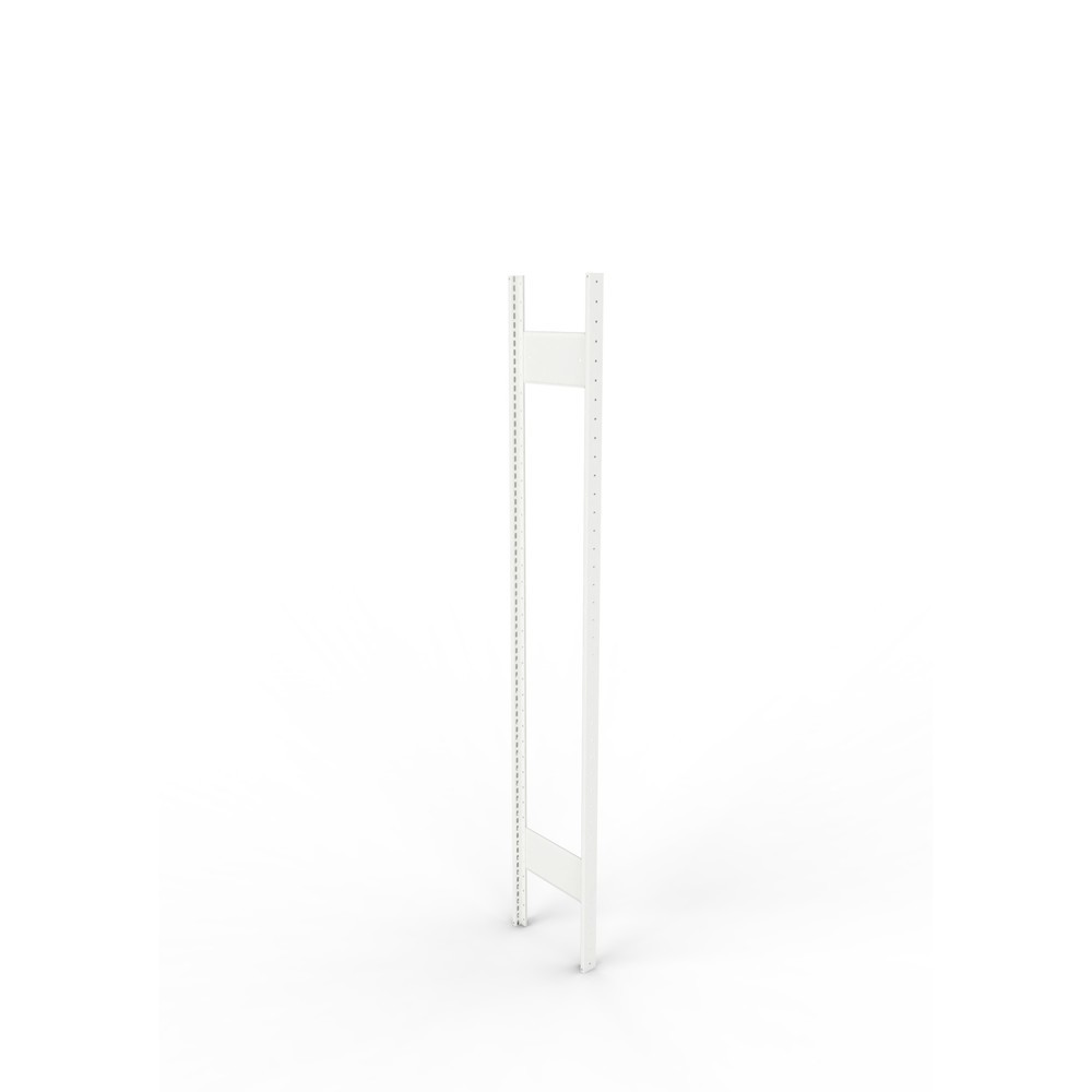 Product afbeelding: Staanderframe voor legbordstelling META, geclincht, 1 tussenruimte, hxb 2.000 x 300 mm, RAL 7035 lichtgrijs