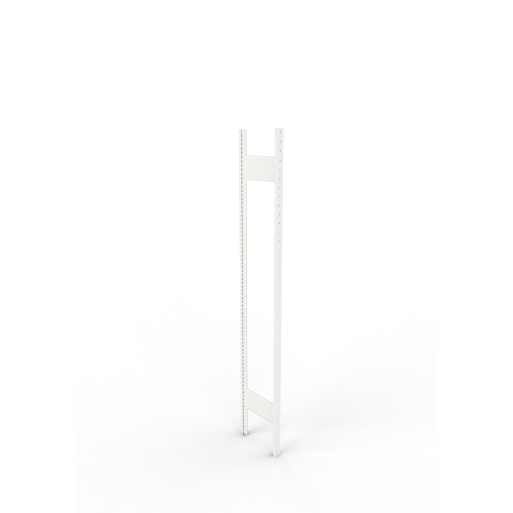 Product afbeelding: Staanderframe voor legbordstelling META, geclincht, 1 tussenruimte, hxb 2.000 x 300 mm, RAL 7035 lichtgrijs