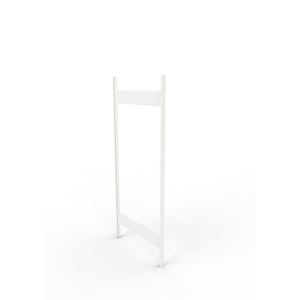 Product afbeelding: Staanderframe voor legbordstelling META, geclincht, 1 tussenruimte, hxb 2.000 x 800 mm, RAL 7035 lichtgrijs