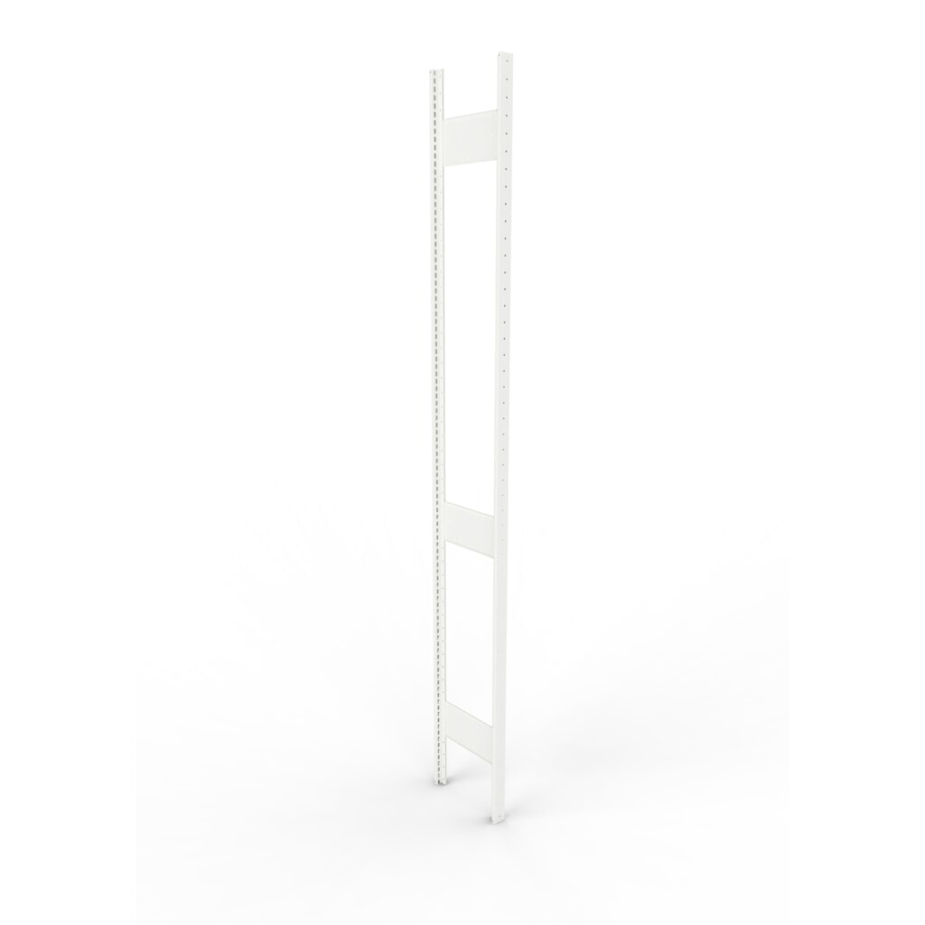 Product afbeelding: Staanderframe voor legbordstelling META, geclincht, 2 tussenruimten, hxb 2.500 x 300 mm, RAL 7035 lichtgrijs